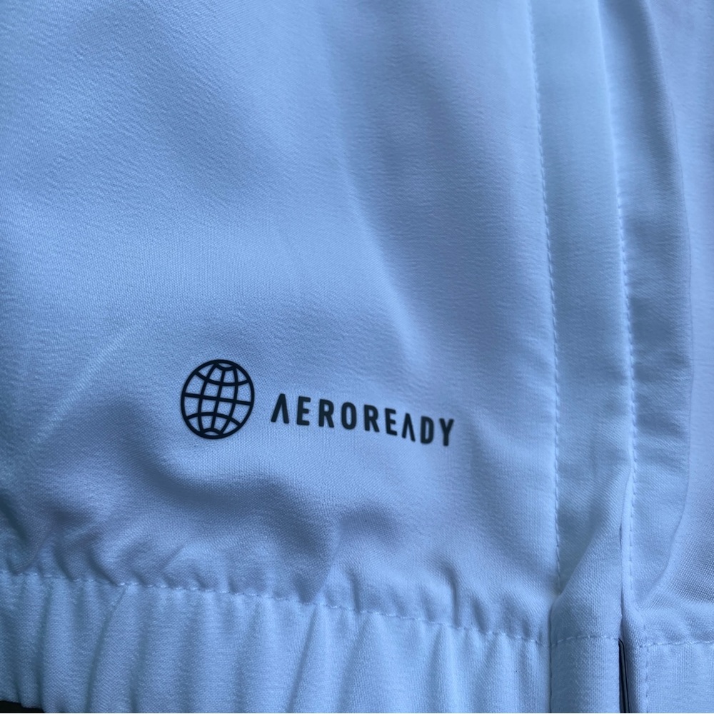 Adidas Mens Golf Windbreaker Short Sleeve Pullover Jacket Stadium Quarter Zip - Picture 12 of 16